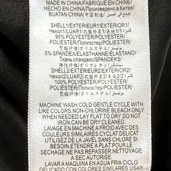 BCBGeneration 3/4 Sheer Sleeve Square Neck Mini Dress - Black - size Small - Picture 7 of 10